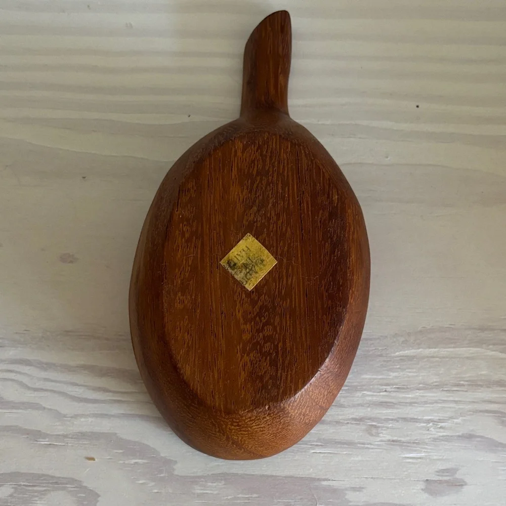 VTG Hand-Carved Wooden Spoon/Ladle/Scoop Made in Haiti‎
